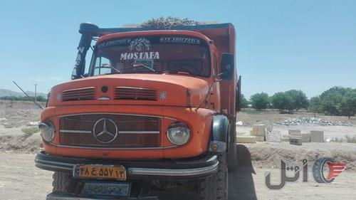 کامیون بنز کمپرسی مدل 61