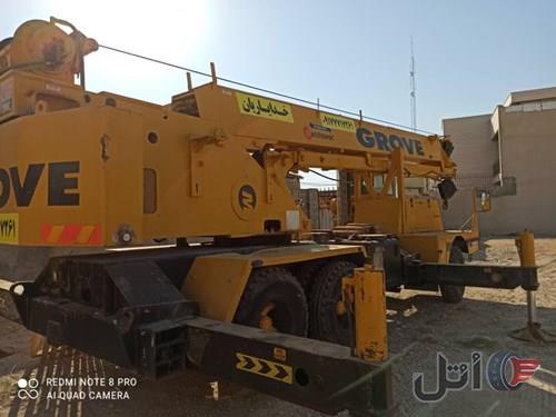 جرثقیل ۲۵ تن grove محصول مشترک آمریکا و ژاپن