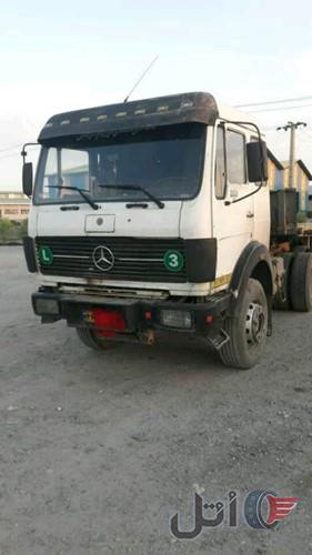 تریلی بنز هشت سیلندر بازدید ساوه