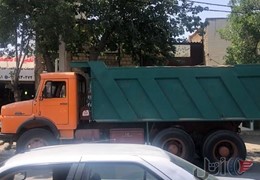 کمپرسی بنز ده چرخ