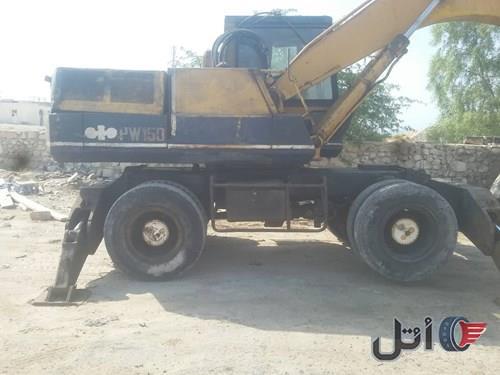 بیل مکانیکی لاستیکی pw150