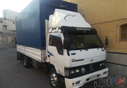 کامیونت هیوندا مدل 90 بدون رنگ چادری