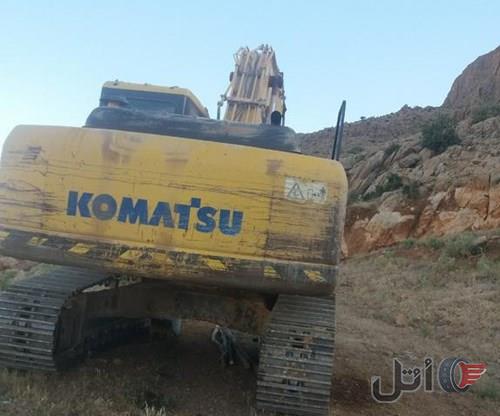 بیل مکانیکی کوماتسو ۲۲۰خط۷مدل۲۰۰۷