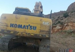 بیل مکانیکی کوماتسو ۲۲۰خط۷مدل۲۰۰۷