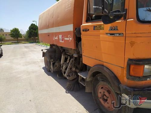 خاور 808 مدل 86 با اتاق جاروب خیابانی