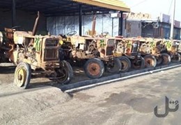 تراکتور مزاید ای تحویل موتور خاموش
