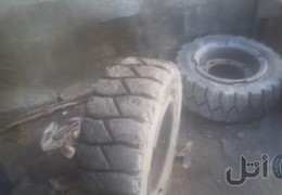 رینگ و لاستیک لیفتراک سهندی. توپر