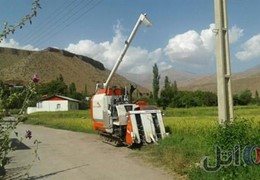 کمباین برداشت برنج فروش فوری