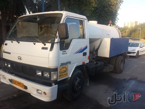 هیوندا ۵ تن مدل ۹۰ با تانکر و پمپ آب فشار قوی واترجت