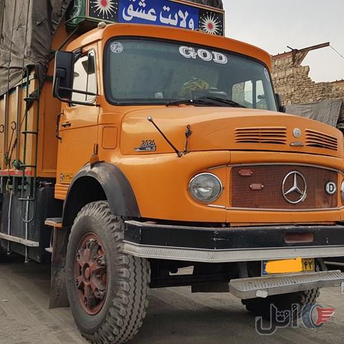 کامیون بنز ده چرخ زیر مایلر