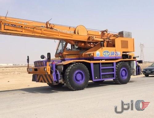 جرثقیل کاتو ۲۵تن مدل۹۲ واقعی