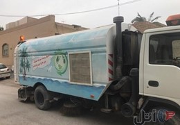ایسوزو ٨ تنى با سویپرو جارو