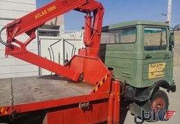 جرثقیل خاور۸۰۸ مدل ۷۳با جک چپقی