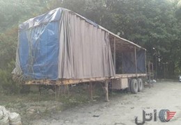 کانتین چادری دو محور 12/20 دست ساز