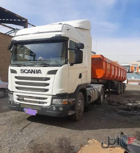 اسکانیا g400 و کمپرسی سه محور