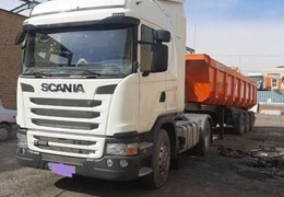 اسکانیا g400 و کمپرسی سه محور