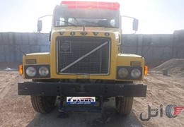 کامیون تانکر ولوو N12 زرد مدل ۵۷