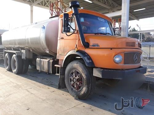 تانکر بنز ده چرخ شرکت نفتی