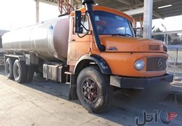 تانکر بنز ده چرخ شرکت نفتی