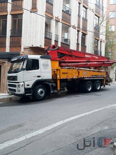 پمپ بتن سانی ۳۷ متری ایکس مدل ۲۰۱۲