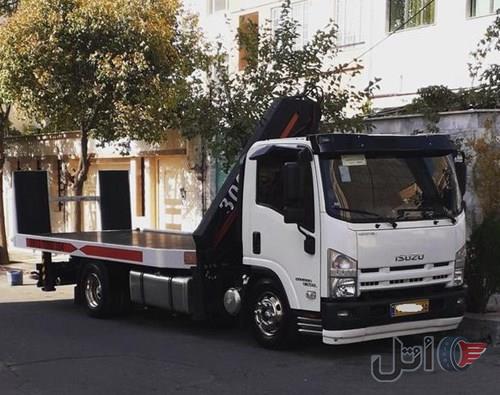 ایسوزو کفی خودروبر دکل جرثقیل